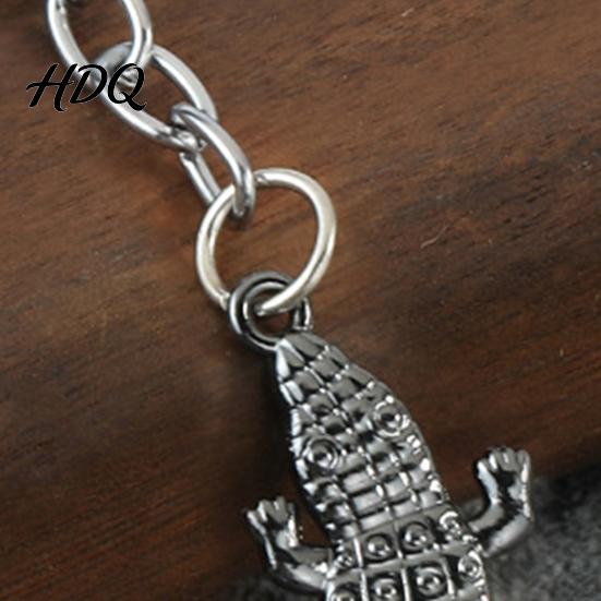 Metal Keychain Pendant Crocodile for Backpack Simulated Animal Car Key Lightweight Ring Decorative Backpacks and Handbags Daily Use Chains