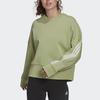 Adidas Fi 3s Crew Neck Sweatshirt Women Tops Acid-Green HC1639