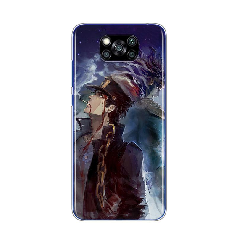 JoJo's Bizarre Adventure JoJo For Xiaomi Poco X3 NFC C3 F2 F1 M3 M2 X2 11 10T Note 10 8 Mi Play A2 5 Lite Pro Phone Case