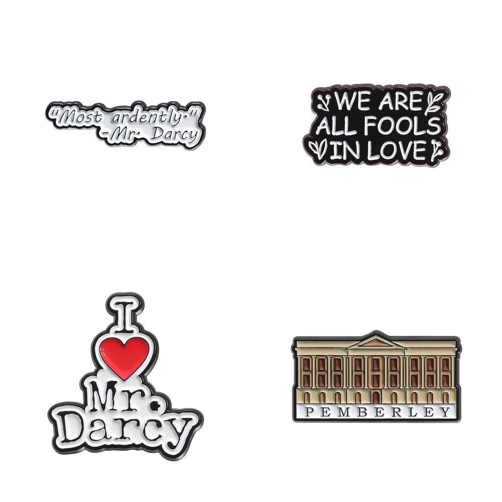 Series Trendy Love Cartoon Brooch Pin Decorative Badge In Eyecatching Colors