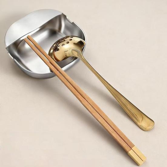 Stainless Steel Spoon Holder Wide Base Kitchen Utensil Holder Multipurpose Cooking Spoon Rest Heat Resistant Spoon And Spatula Holder for
