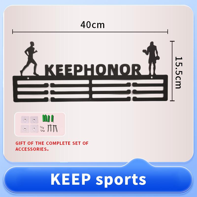 Factory Direct Custom Large Wall Hanger Metal Medal Display Rack for Bulk Medals & Awards Storage