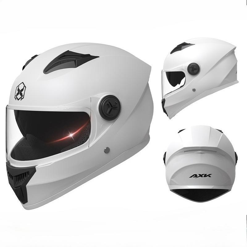 Motorcycle Helmet Men's Winter Warm Locomotive Electric Car Women's Four Seasons Universal Safety Helmet
