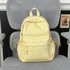 Schoolbag High value niche schoolbag Female college student lightweight backpack Junior high school student bow large capacity backpack
