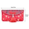 Silk Red Envelope Chinese Red Pocket Lucky Money Envelope for Spring Festival Wedding New Year Birthday