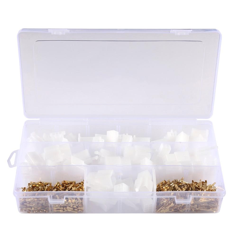 380PCS/set Auto Wire Terminal Connector 2.8 Mm Connector Male Female Terminals Housing 2 3 4 6 for Boat Car Motorcycles Car Boat.