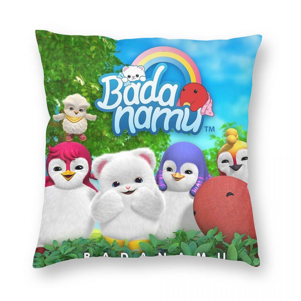 

Badanamu Fourba Square Pillowcase Polyester Linen Velvet Pattern Zip Decor Sofa Cushion Cover 12x12Inch