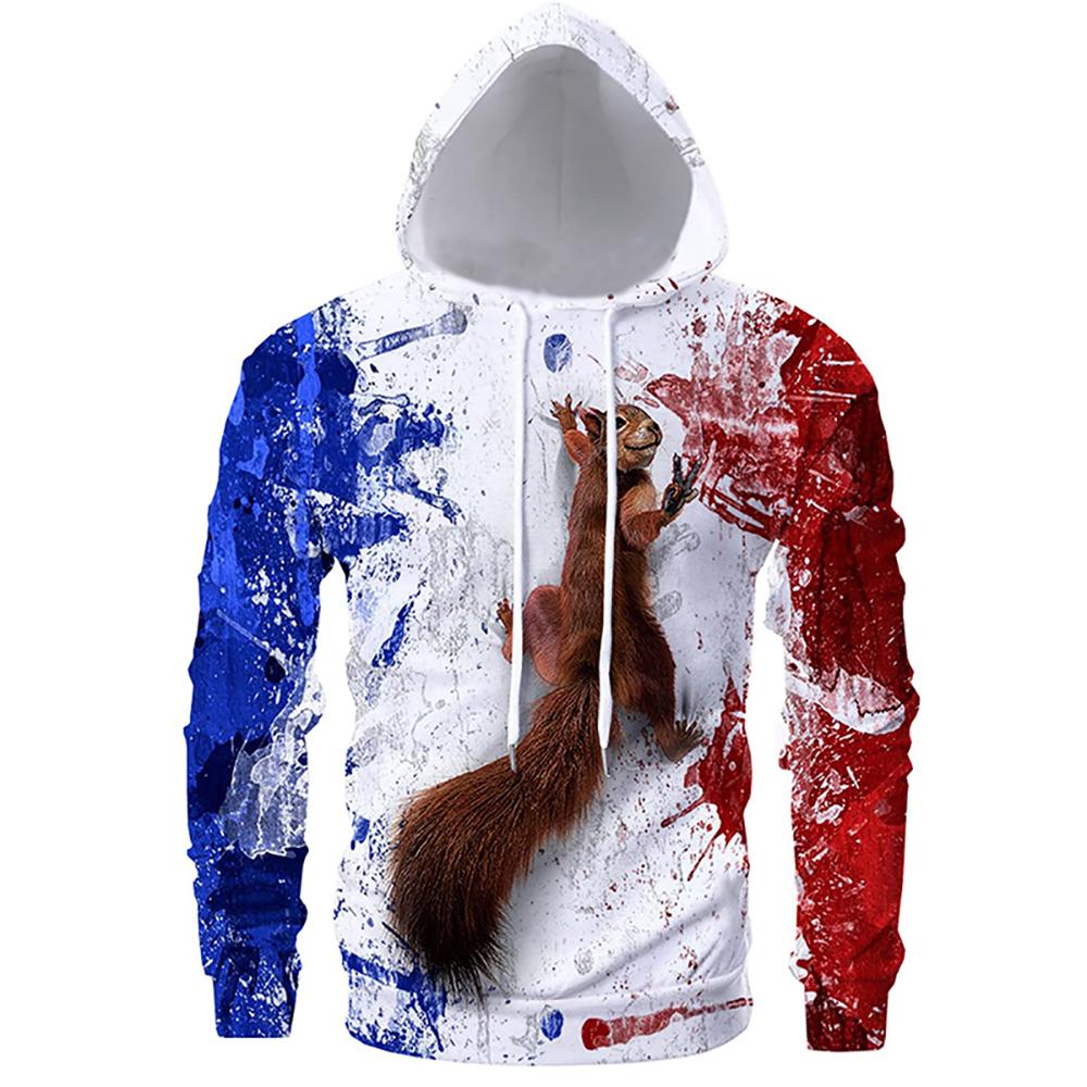 Sweats à capuche animaux drôles Graphique écureuil Imprimé 3D Homme Femme Mode Streetwear Pulls à capuche Sweat-shirts à capuche Vêtements pour enfants