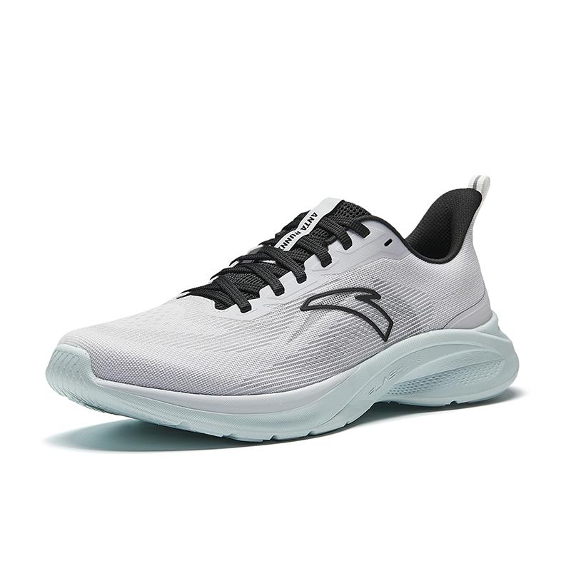 Anta Hydrogen Run Lite Comfortable Versatile Durable Non-Slip Low-Top Casual Running Shoes Men Sneaker Gray Black 112525540-4
