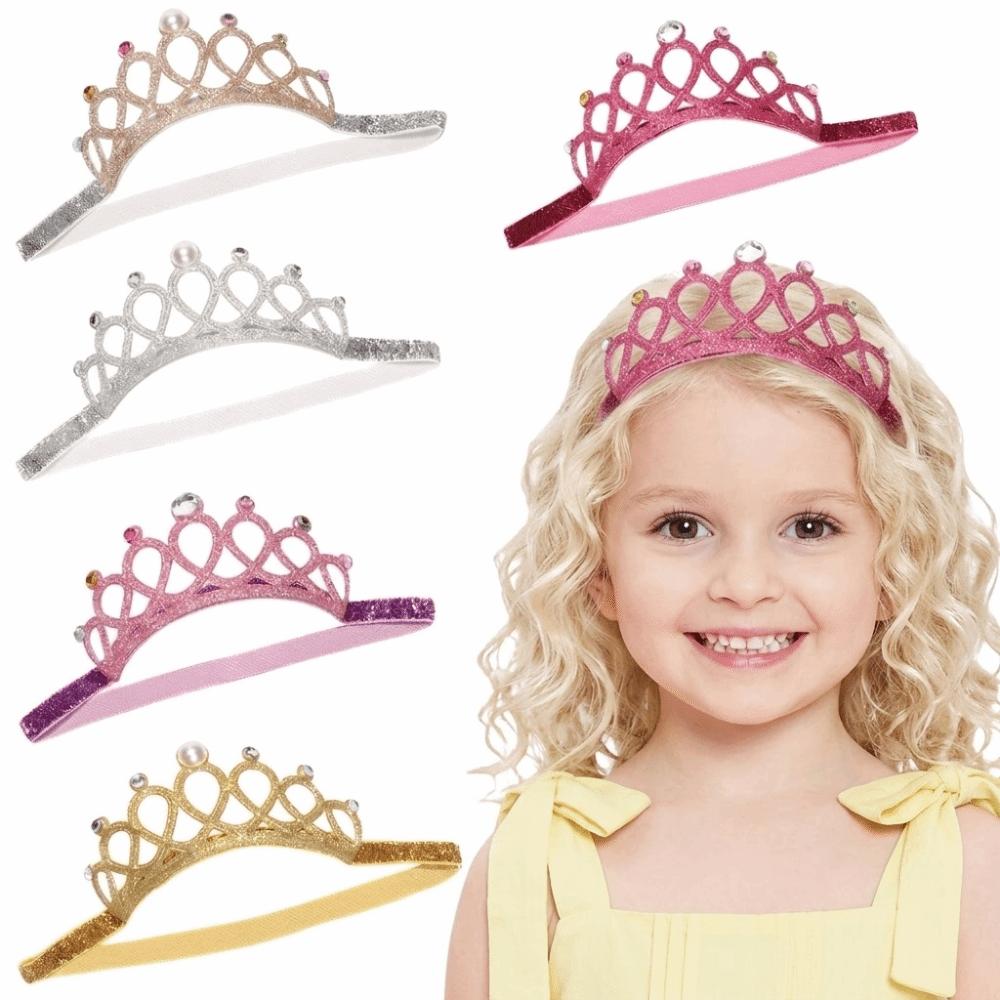 Rhinestone Baby Headband Glitter Pearl Infant Headwear New Elastic Turban  Children Toddler