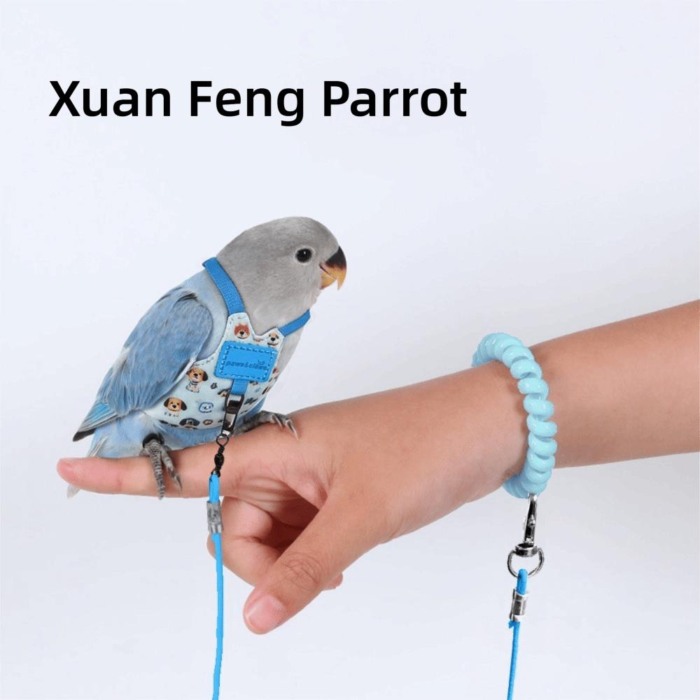 Adjustable Parrot Flying Harness Anti-Bite Parrot Flight Harness Bird Flight Suit  Small Parrots
