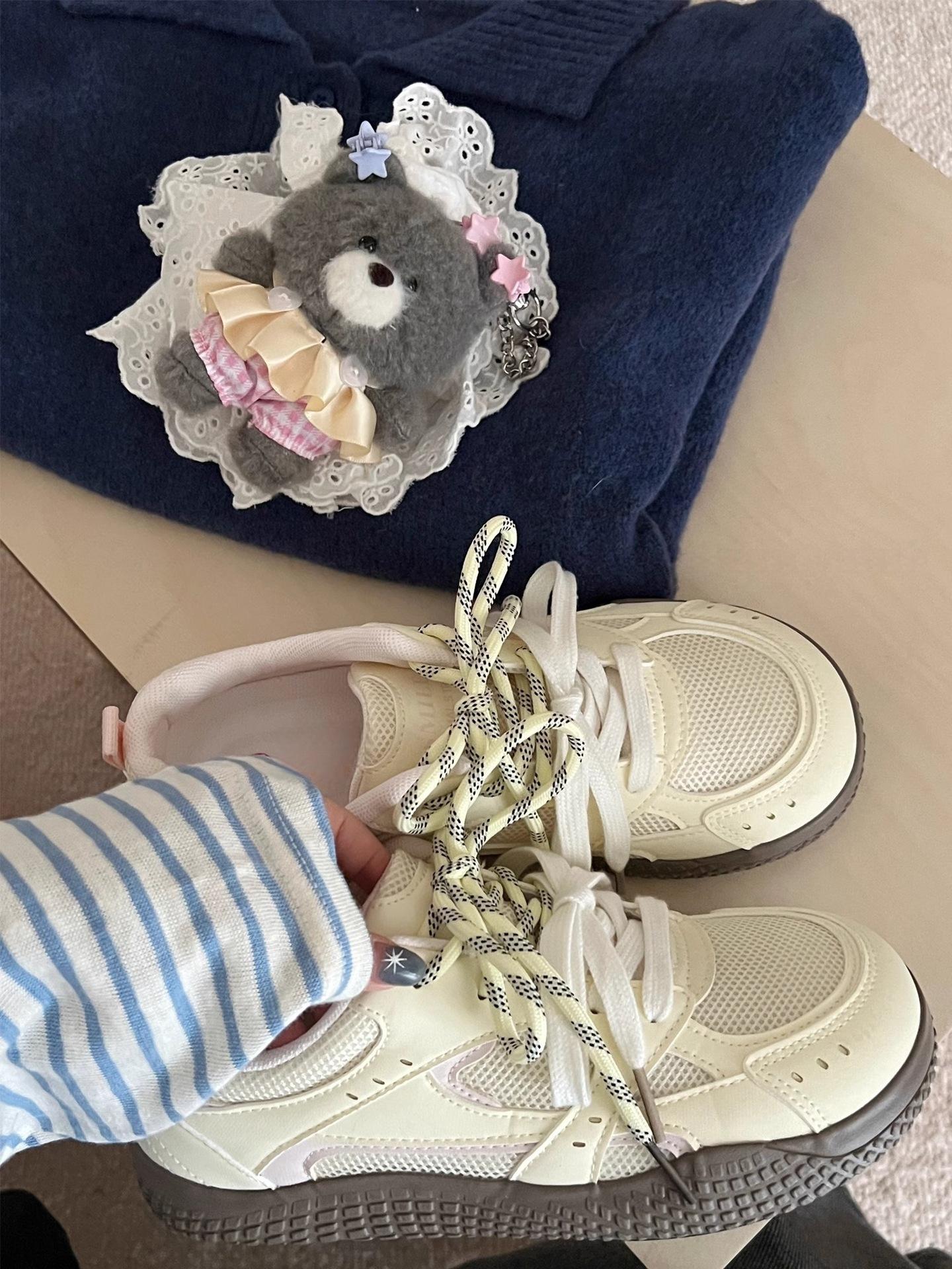 

Корейская версия универсальных немецких тренировочных кроссовок женские 2025 весна новые парусиновые кроссовки дышащая сетка спортивные кеды белые кроссовки модные кроссовки 40 жёлтый