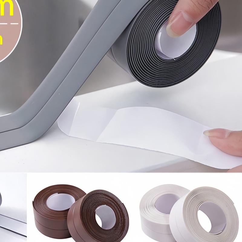 1/2/4Pcs Sets of Household Kitchen and Bathroom Sealing Tape, Stove Corner Line Gap Sealing Waterproof Self-adhesive Tape