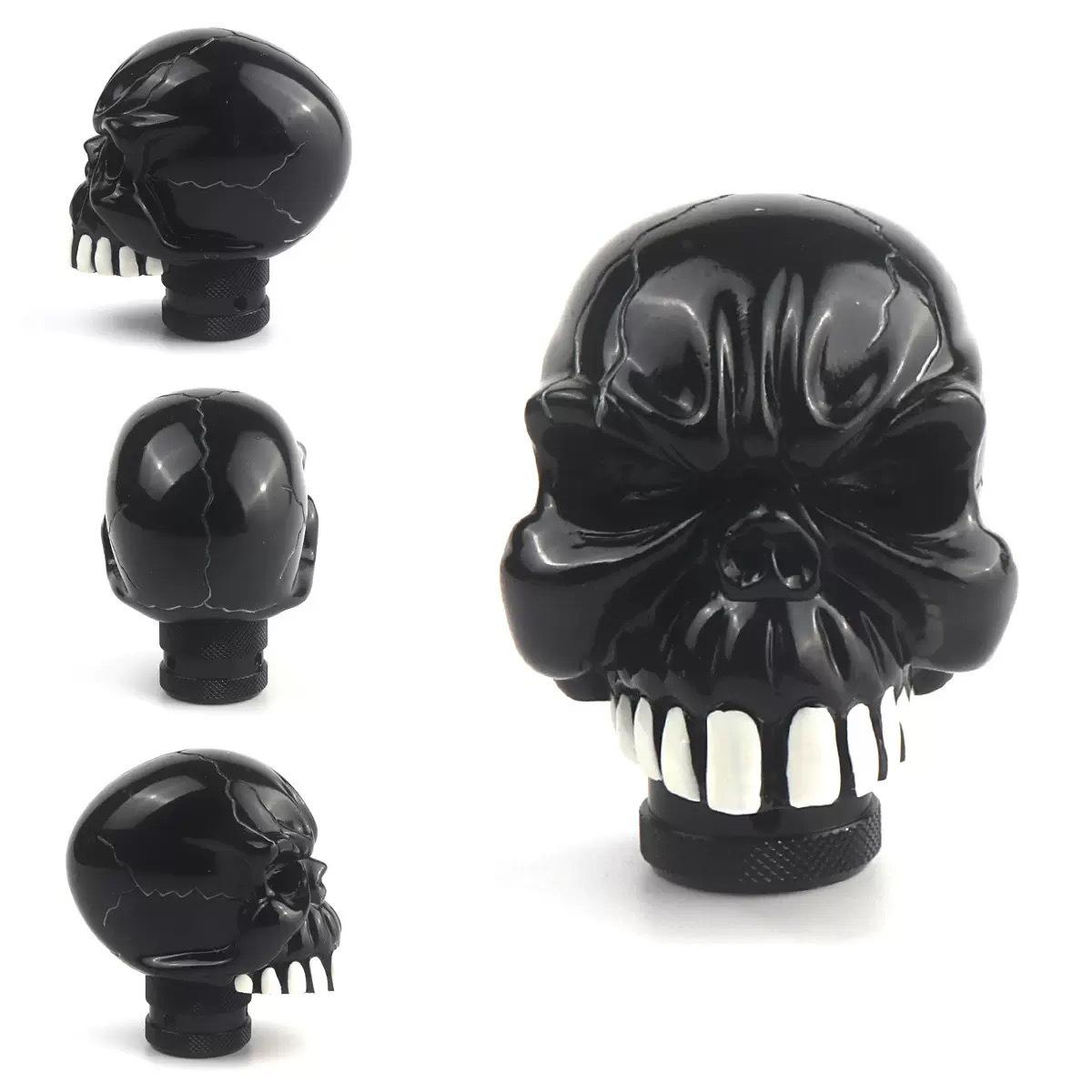 

Skull Gear Shift Knob - Ghost Head Decoration for Manual Transmission Cars чёрный