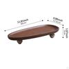 Wood Pedestal Stand Wooden Serving Tray Decorative Riser Platter for Treats