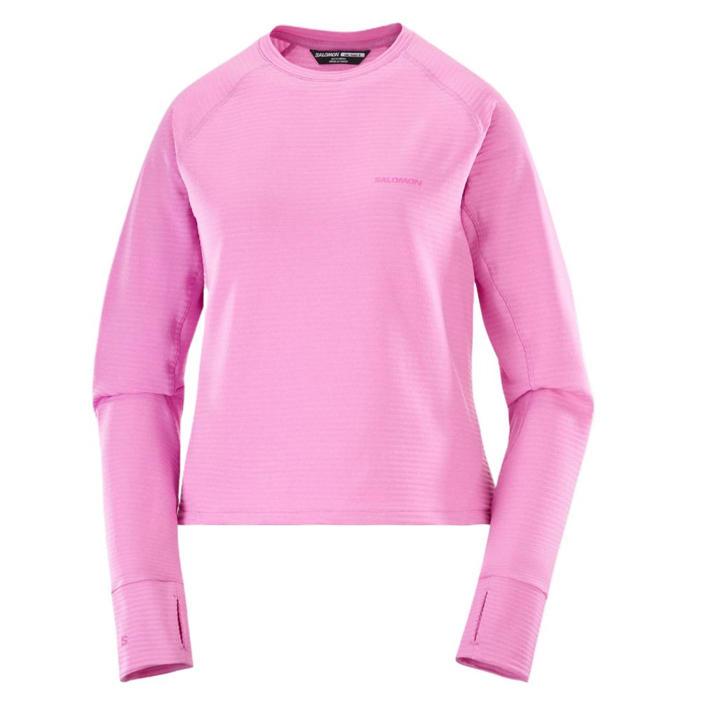 SALOMON Essential Lightwarm Stylish Comfortable Long Sleeve Sweatshirt Women Tops C26045