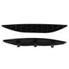 2Pcs Gloss Black Rear Bumper Reflector Delete Set Fit For MK7 R RLine 20132016