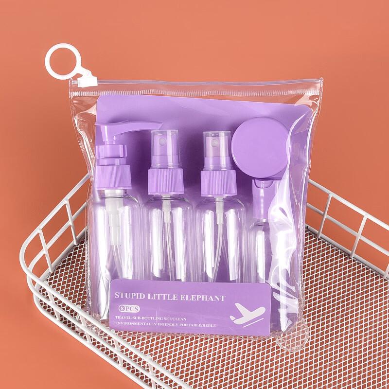 OIMG Transparent Travel Dispensing Bottle Set