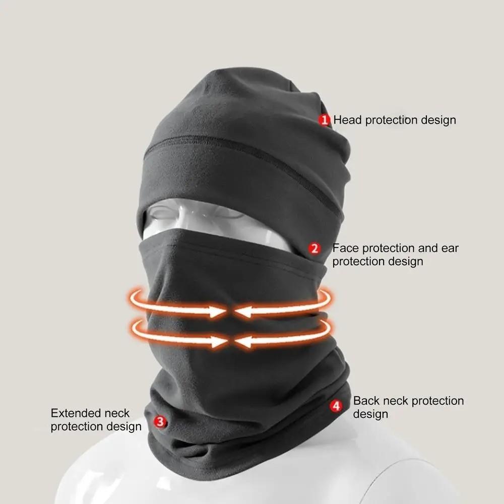 Kältefeste Überziehhaube Dralon Halswärmer Neue Ohrenschutzkappe Bergsteigen Radfahren Surfen