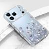 Colorful Floral Pattern Diamond Case For iPhone 17 Pro Max Funda iPhone 16 15 14 13 Pro Max Clear TPU Silicone Soft Cover