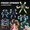 Fingerspitzen Finger Kreisel Spielzeug Leuchtender Kreisel Kette Drehend Vielfalt Rätsel DIY Spielzeug