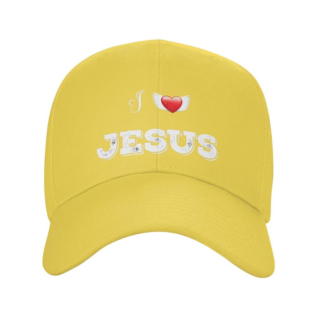 I Love Jesus God Cross Print Baseball Caps Fashion Men Women Hats Casual Cap Sports Baseball Hat Casquette