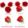 50pcs Handmade Soap Roses, 4 Layer Roses, DIY Flower Head, Wedding Rose Flowers Decor, Valentine's Day Romantic Bouquet
