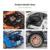 With Display Base 1/32 Alloy Die-cast Mustang Automobile GT500 Car Model Simulation Sound and Light Children's Toy Car Boy Gift Christmas Gift