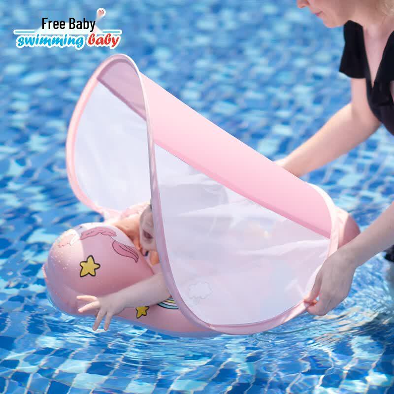Flotador de Natación para Bebés Swimmingbaby con Parasol