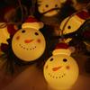 Christmas Decorative Lights String Snowman Christmas Tree Hanging Lights Showcase Shop Scene Decoration Atmosphere Lights
