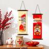 2026 Year of the Horse New Year Decorations: Spring Festival Fu Character Door and Wall Hanging Ornaments