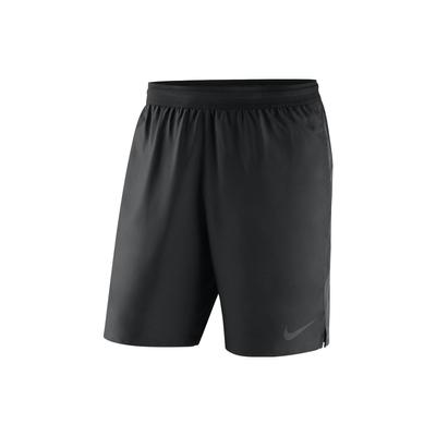 Elastic Waist Soccer Shorts With Logo Men Bottoms Black AA0737-010
