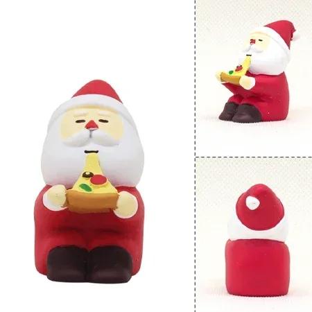 1pc Scene Decoration Christmas Series Bookshelf Decorationt Collectible Home Decoration Garden Resin Craft Toy Bonsai Ornaments