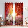 Cute Cartoon Curtains Fashion Creative Pattern Unicorn Rainbow Curtains Girls Children's Room Decorative Curtains Custom