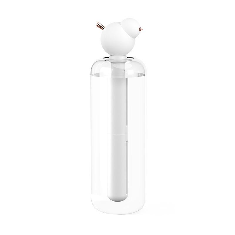 Compact Bedroom & Car Humidifier with Night Light & Silent Spray