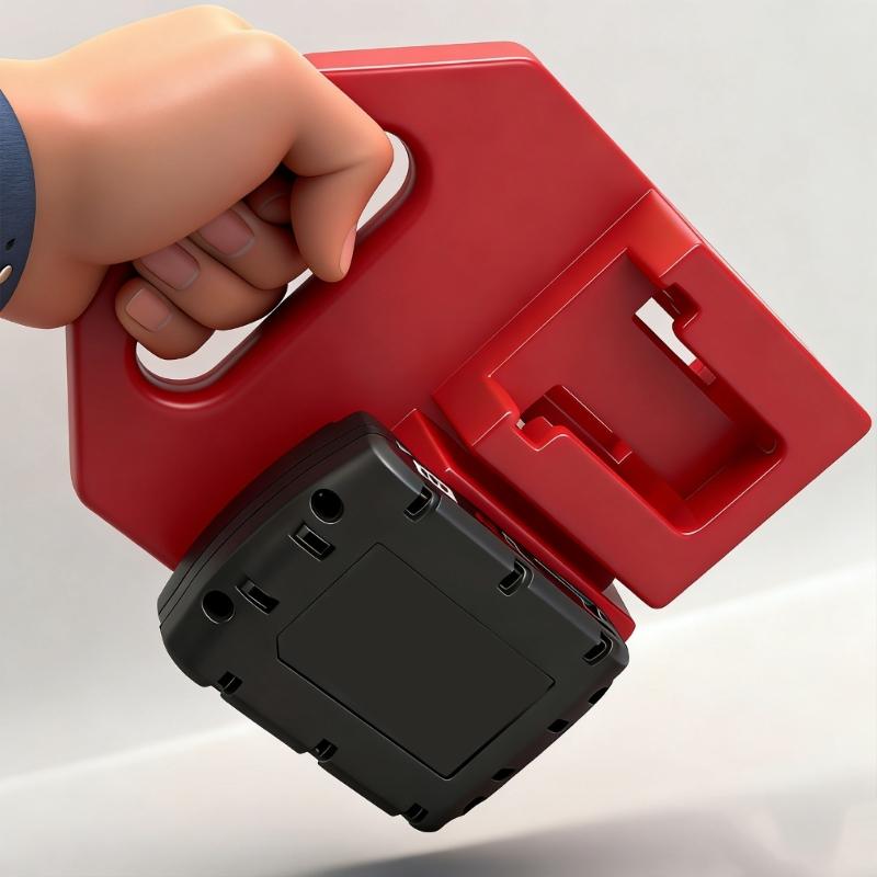 Portable Battery Organizers with Multiple Slots for Neat Keepings and Protections of 18V Power Tool Batteries