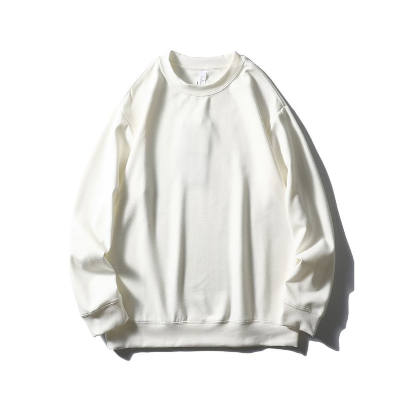 Dralon Sweatshirt Men Long Sleeves Fleece-lined Thickened 2024 New Arrival Spring and Autumn Bottoming Shirt Export Men's Clothing Outwear