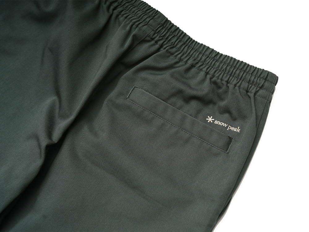 Snow Peak TC Twill Easy Pants and Size L EC-PA-25SU001, Men's Women's Green,