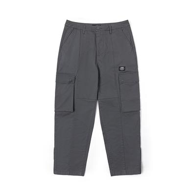 Pantalon Décontracté Multipoches Style Travail Tissé Homme Bas Gris Noir VN000KD01O7