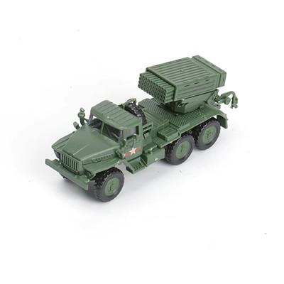 1/72 Military Model Toy Army KRAZ-260B Heavy Tank Transporter Truck Car Armored Vehicle Construction Puzzle Assemble Model Playthings