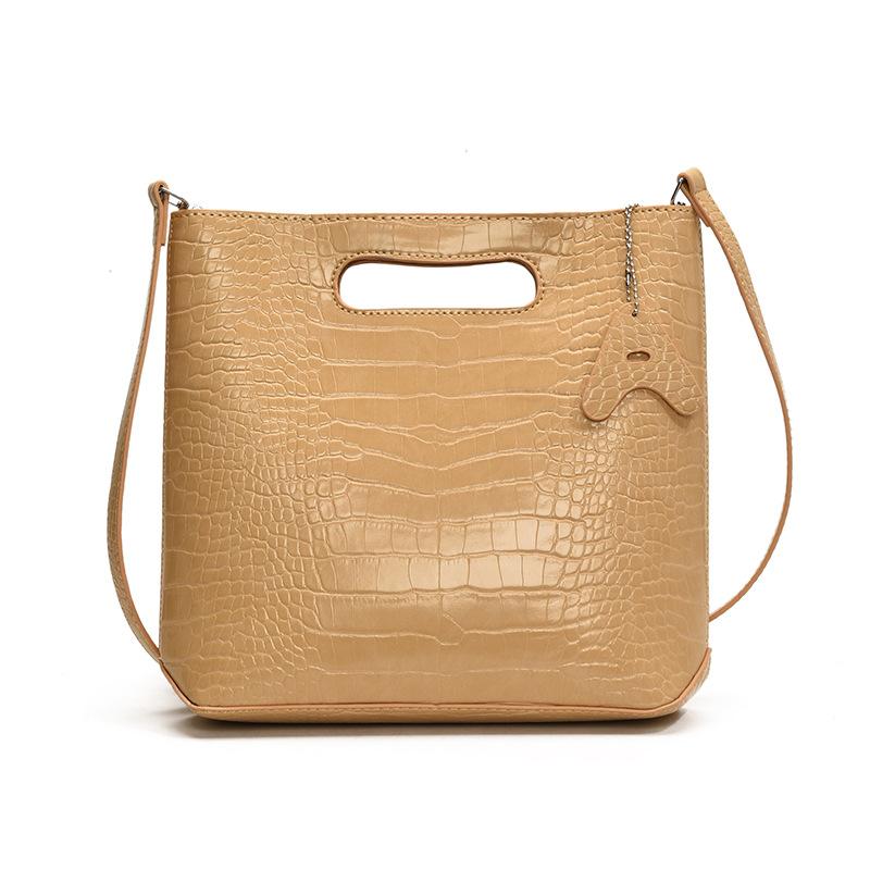 High-end Texture, Fashionable, Versatile Handbag, Women's 2025 New Trendy Temperament Shoulder Bag, Crossbody Bucket Bag