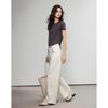 Women's Wide Leg Jeans with Front Slit