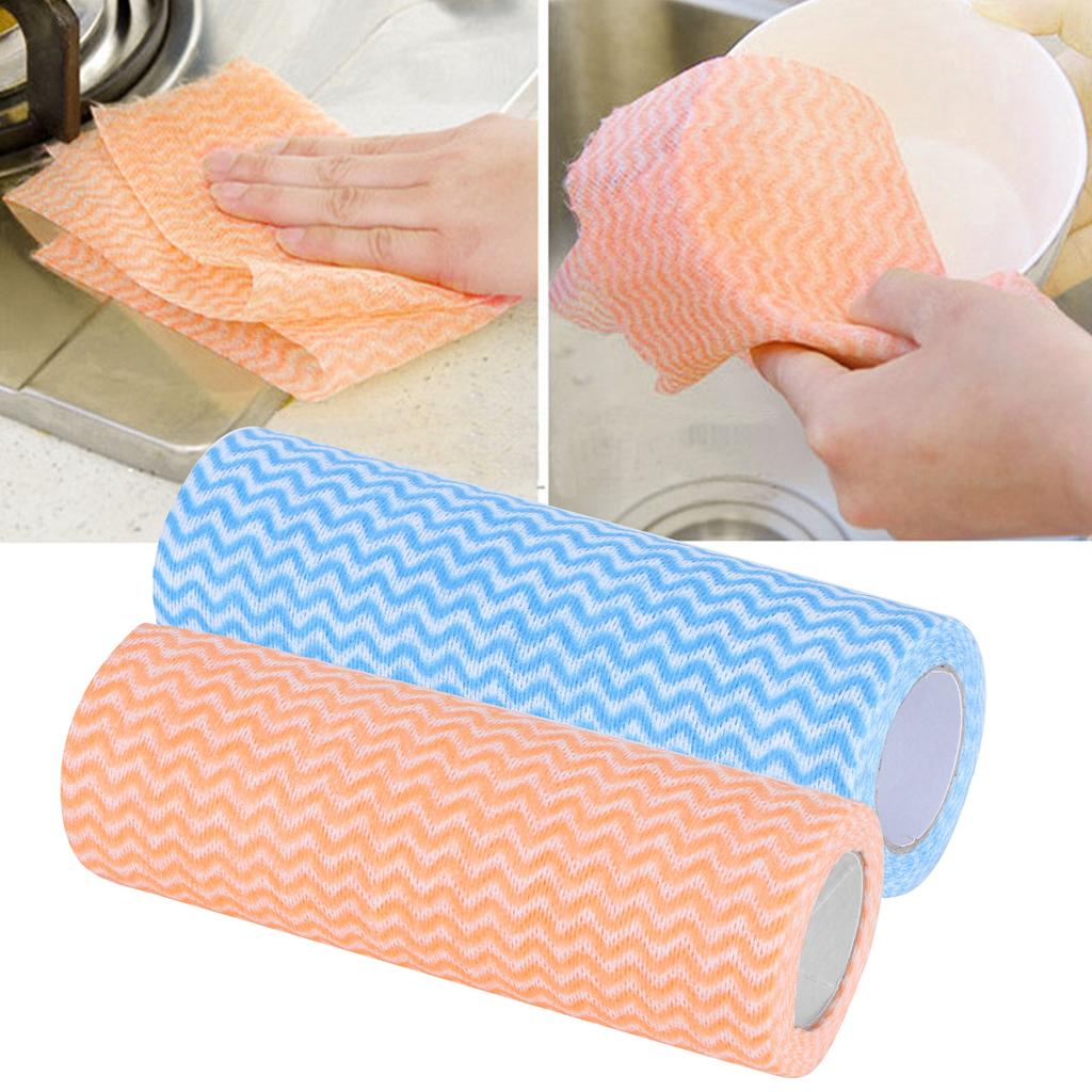 Cleaning Cloth Dish Cloth Disposable Rag NonWoven Fabric Disposable Rag Dishcloth Washing Cleaning Cloth Towel Kitchen Supplies