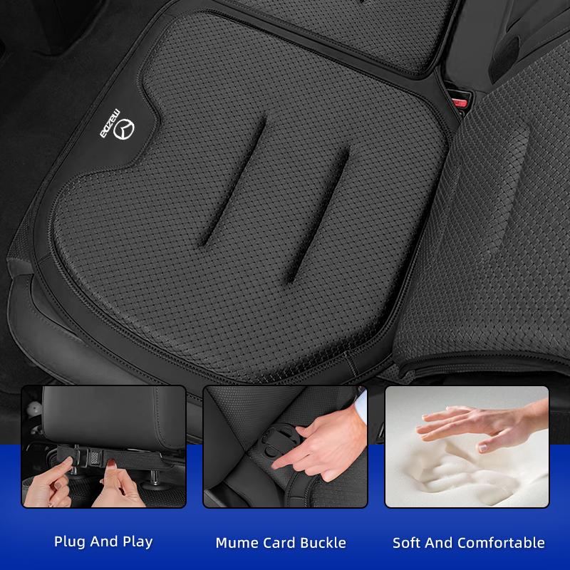 Breathable Car Seat Cover Ice Silk Backrest Cushion Rearseat Protector Mat For Mazda CX5 6 3 CX7 323 Axela Atenza Demio CX30 CX3