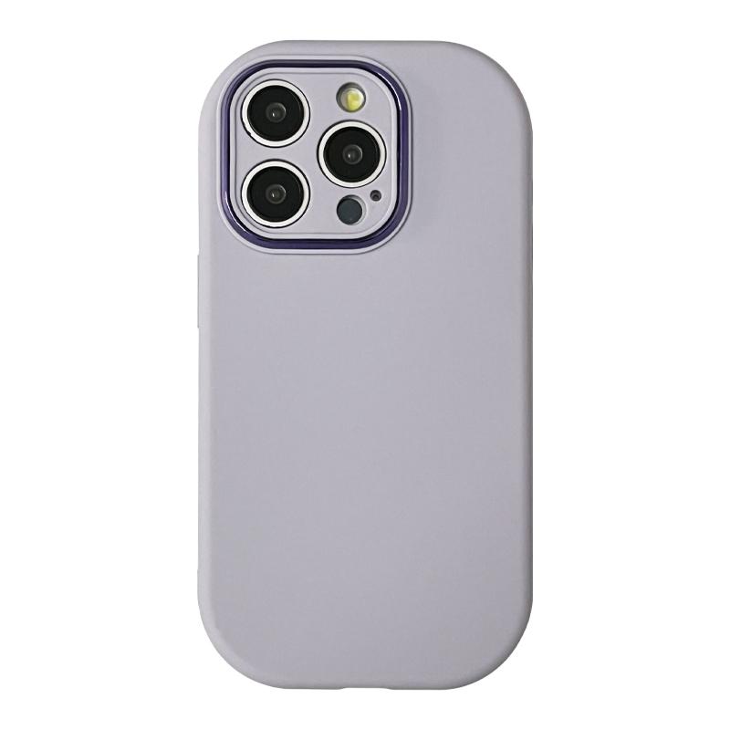 Candy Color Oval Matte Soft Silicone Protective Phone Cover Case For iPhone 11 12 13 14 15 Plus 16 17 Pro Max