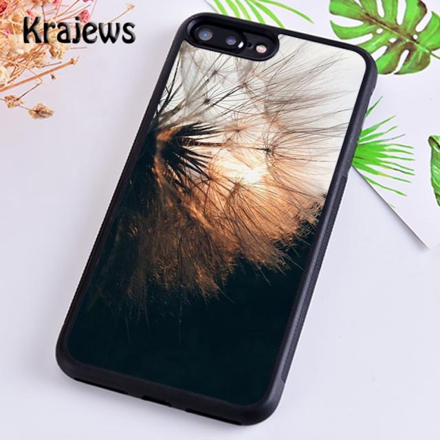 Krajews Dandelion Flower Flying Phone Case Cover For iPhone 17 Air 16 15 14 plus 11 12 13 pro max Plus coque Fundas