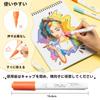 Ohuhu Acrylic Marker Brush 4ml Large Opaque for Painting on and School and Christmas Gifts Pens, Type, 30-Color Set, Capacity, Non-Toxic, Ink,