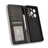 For TECNO Pova 6 Pro 5G LI9 Case Wallet Retro Texture Leather Phone Cover