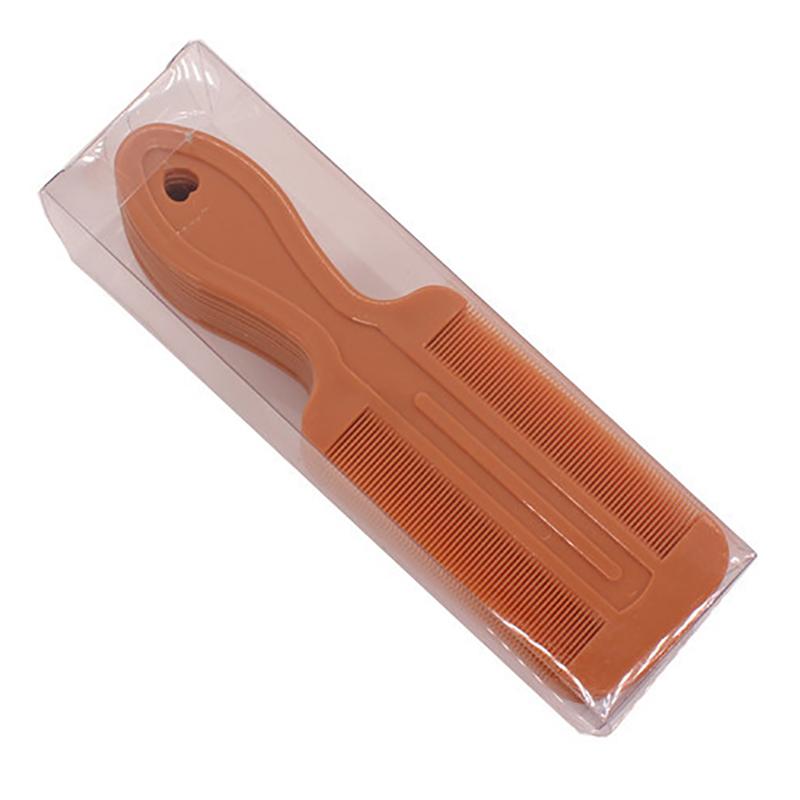 1Pc Läusekamm Kunststoffgriff Doppelseitiger Läusekamm Haarkämme Läuse Floh Nit Haarkämme