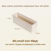 Innerwear Storage Box With Dividers For Bedroom Closet Organization Compact Foldable Design
